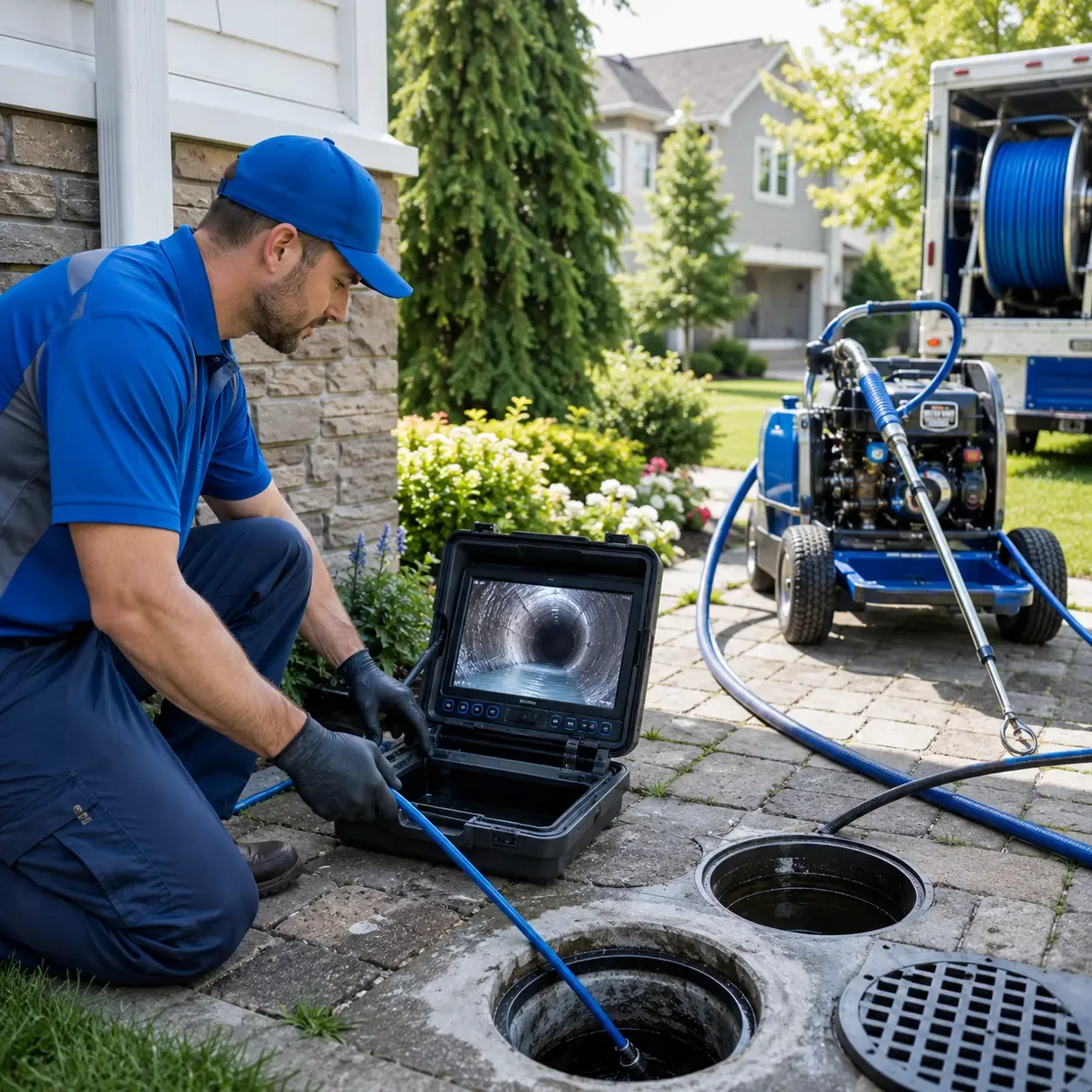 Outdoor drain cleaning professionals serving Granite Quarry, NC